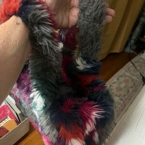 Colorful Furry Handbag